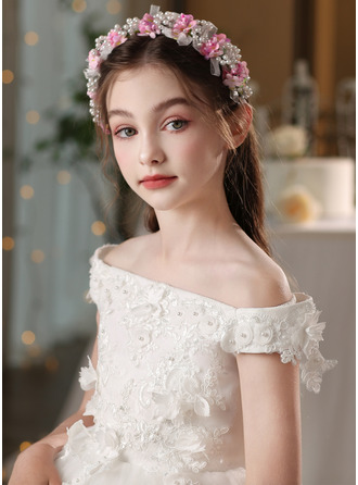 Blume Perlen Blumenmädchen Blumenkronen Kopfbedeckungen 