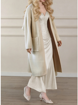 Gebreid lange mouwen elegant formele wrap