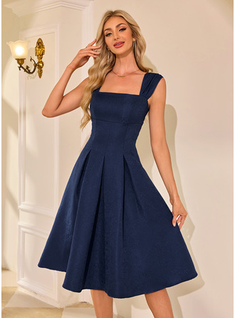 Robe midi avec jacquard en