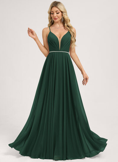 A-line Chiffon Dress