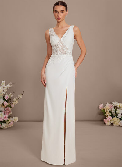 Robe fourreau en dentelle