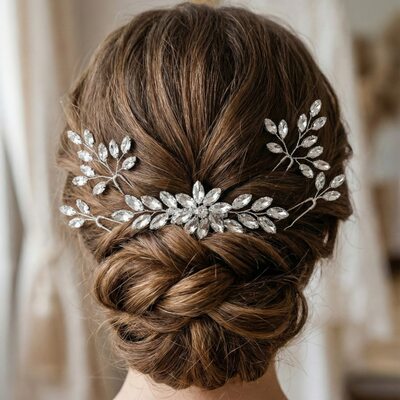 Rhinestone Sets Hair Accessories Headpieces (Set of 5)