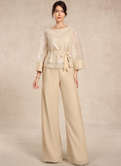 Sequins Lace Pantsuit