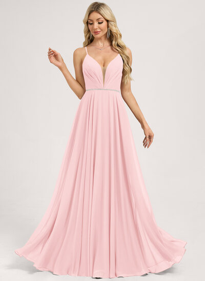 A-line Chiffon Dress