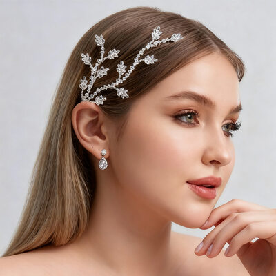 Rhinestone Hårkammer Hårtilbehør bryllup Hårpynt 