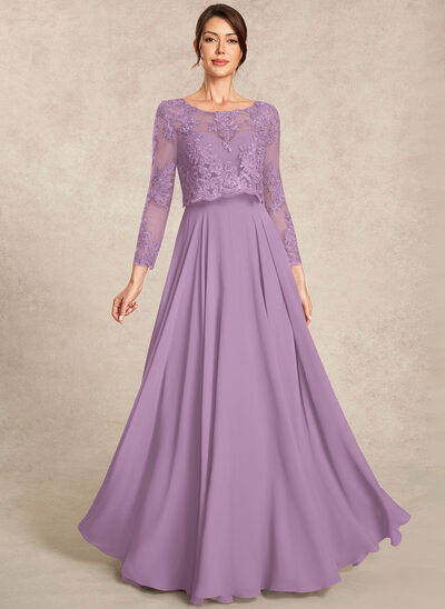 A-line Sequins Lace Dress