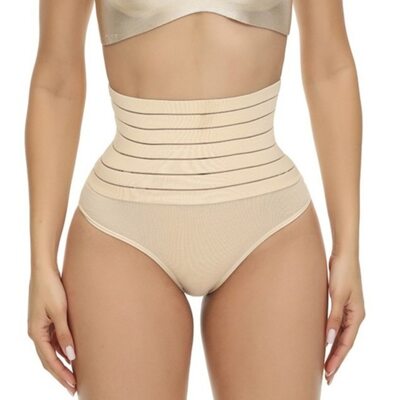 Cueca shaper confortável cintura alta controla barriga