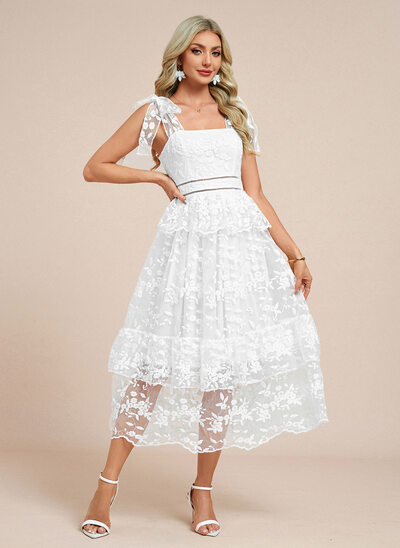 A-line Sweetheart Lace Dress