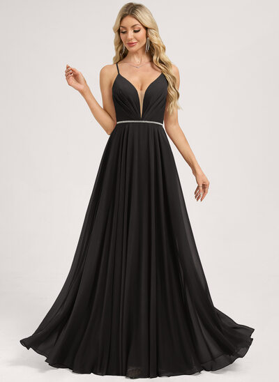A-line Chiffon Dress