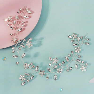 Perle Rhinestone Hårranker Hårtilbehør bryllup Hårpynt 