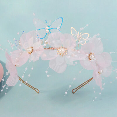 Pearl Flower Headbands Hair Accessories Headpieces