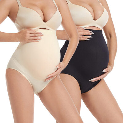 Classic Comfortable Simple Polyester Shaper Briefs Bodysuit Nursing&Maternity Lingerie 