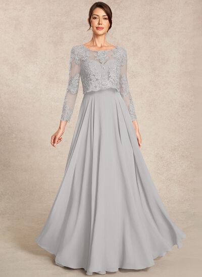 A-line Sequins Lace Dress