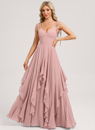 A-line Chiffon Dress