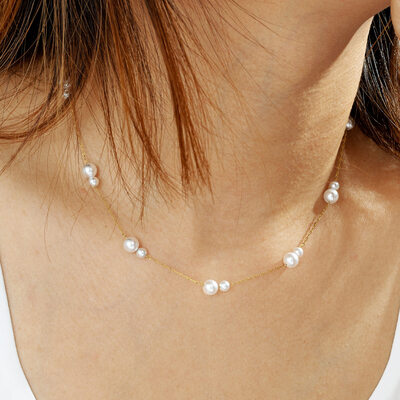 Boheemi pearl chain kaulakorut 