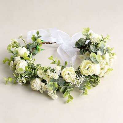 Flores acessórios de cabelo boho tiaras