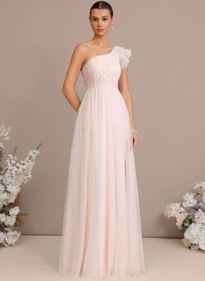 Sukienka Trapezowa cekiny Tiul Sukienka