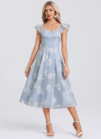Chiffon Midi Kjole