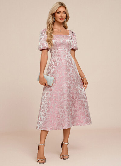Jacquard Midi Dress