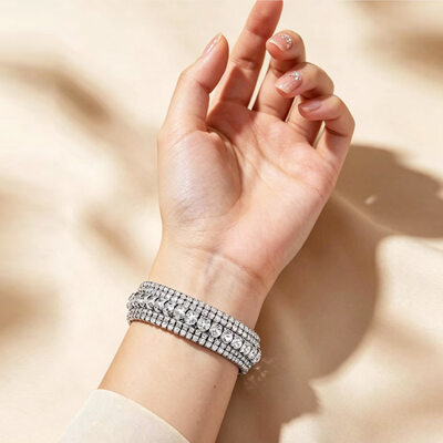 Asfaltering Rhinestone Armbånd Bryllup