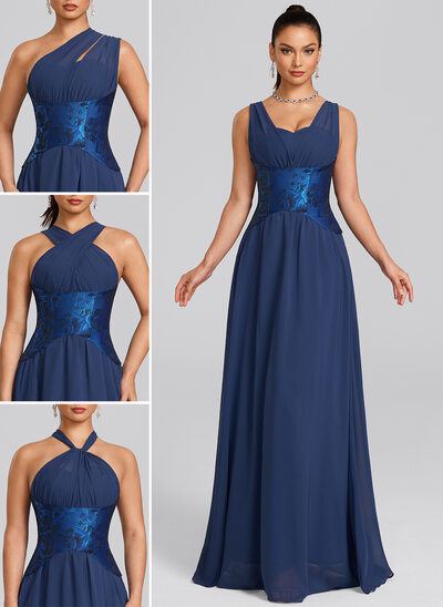 Línea a gasa vestido