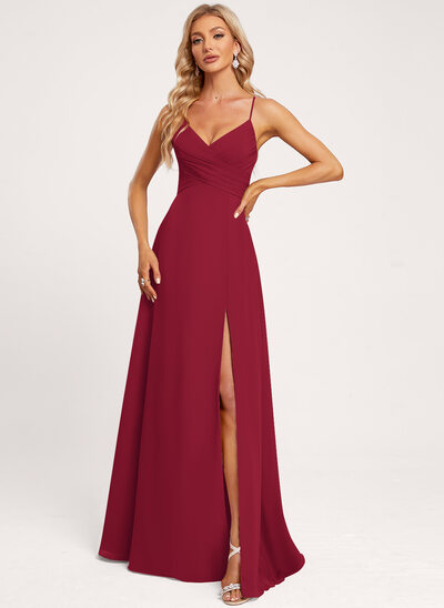 A-line Chiffon Dress