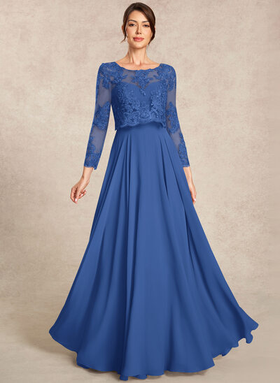 A-line Sequins Lace Dress