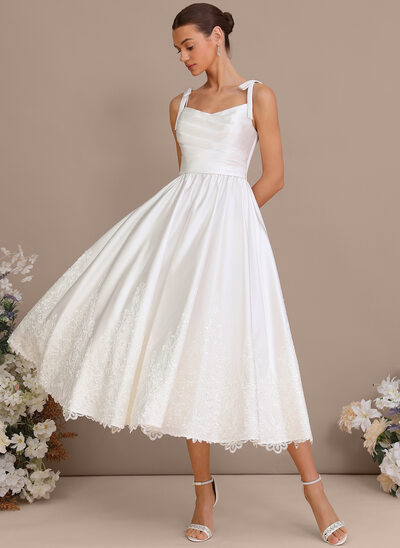 Vestido línea a con lentejuelas de encaje