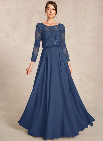 A-line Sequins Lace Dress