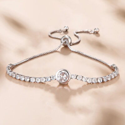 Simple Rhinestone Slider Bracelets 