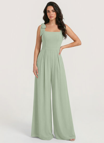 Square Chiffon Jumpsuit