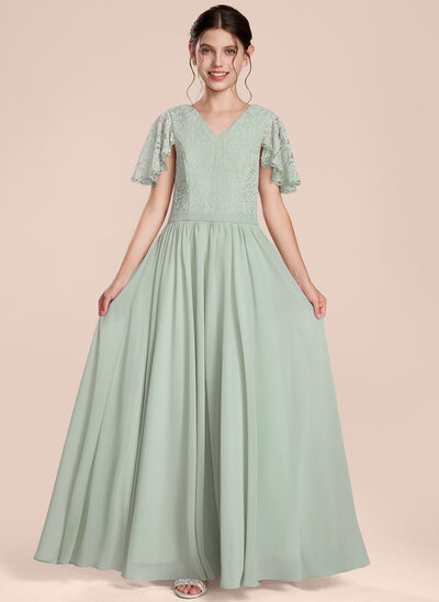 A-line Chiffon Dress