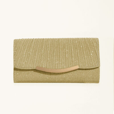 Elegant Party Evening PU Clutch Bags in Gold 