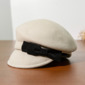 Women's Simple Winter Bow Wool Wedding Tea Party Beret Hats 
