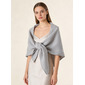 Faux Cashmere Sleeveless Casual Wedding Guest Shawl