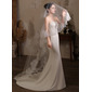 Lace Edge Single Tier Bridal Cathedral Length 106" Wedding Veils 