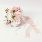 Artificial Wedding Flowers Round Silk Cloth Roses Bridesmaid Bouquets 