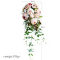 Artificial Wedding Flowers Cascade Silk Flower Roses Bridal Bouquets 