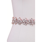 Ceintures exquis strass satin