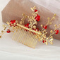 Rhinestone Floral Hair Combs Hair Accessories Wedding Headpieces 