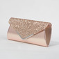 Elegant Fest Prom Kveld Polyester Glitter Clutch vesker i Svart Dark Blue gull rosa Sølv 