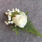6 PCS Artificial Wedding Flowers Silk Roses Boutonniere 