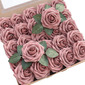 Artificial Wedding Flowers Silk Cloth Roses Flower Boxes 