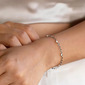Simple Pearl Hand Chain Ring Bracelets 