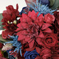 Artificial Wedding Flowers Cascade Silk Cloth Dahlia Bridal Bouquets 