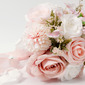 Artificial Wedding Flowers Round Silk Cloth Roses Bridesmaid Bouquets 