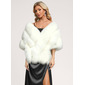 Faux Fur Wedding Bridal Bridesmaid Wrap 