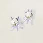 2 PCS Artificial Wedding Flowers Silk Baby's Breath Boutonniere 
