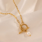 Simple Irregular Freshwater Pearl Chain Necklaces 