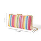 Party Straw Clutch Bags in Multicolor 